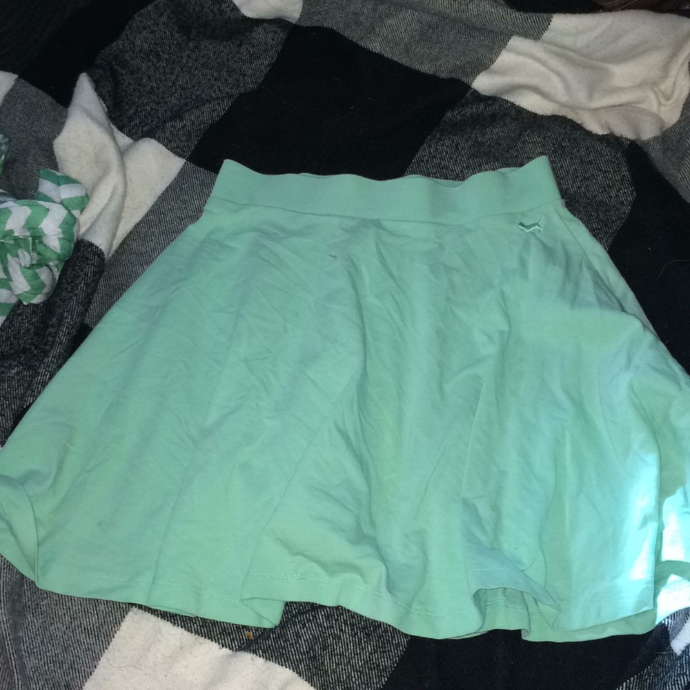 PINK teal skirt😍